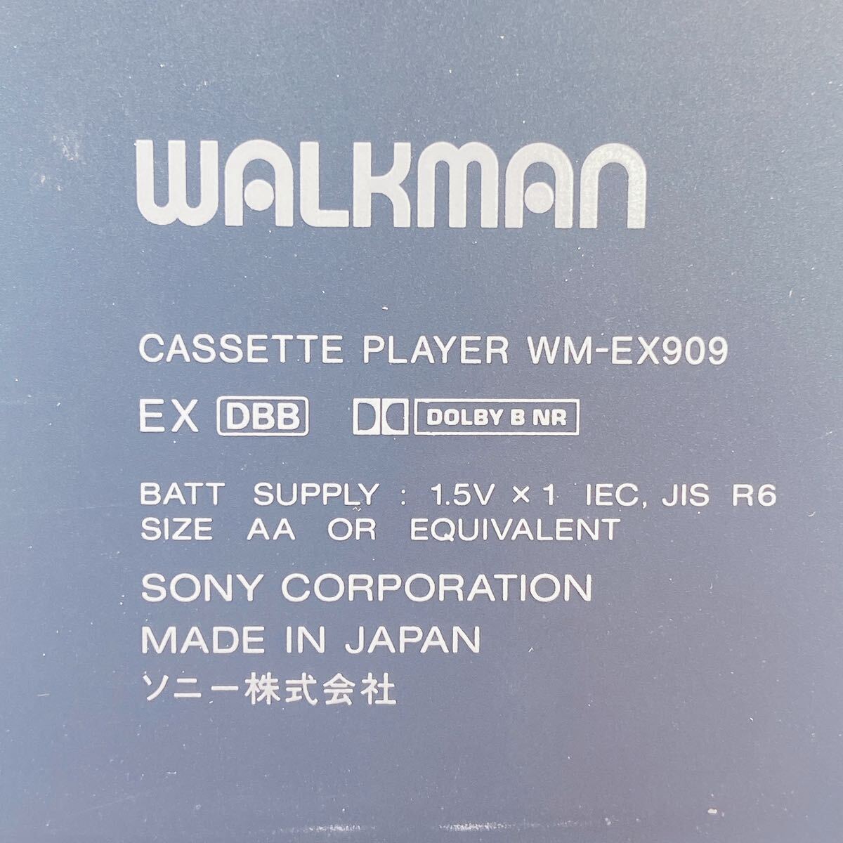 4H002 SONY ソニー WALKMAN ウォークマン カセット プレーヤー WM-EX909 ポータブル オーディオの画像8