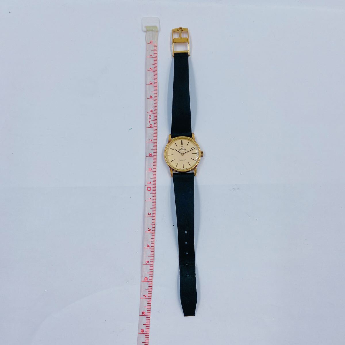 4A056 【動作品】Omega Ω オメガ 腕時計 DE VILLE デビル 手巻き式 レディー サイズ写真参照 の画像6