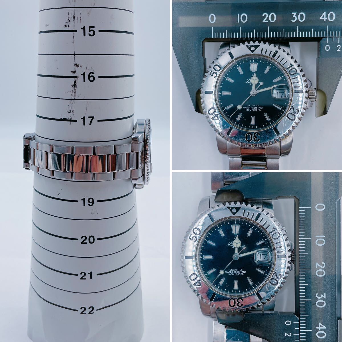 4H009 Santo Joannes セント ジョイナス 腕時計 メンズ シルバー系 3368-03 クォーツの画像8