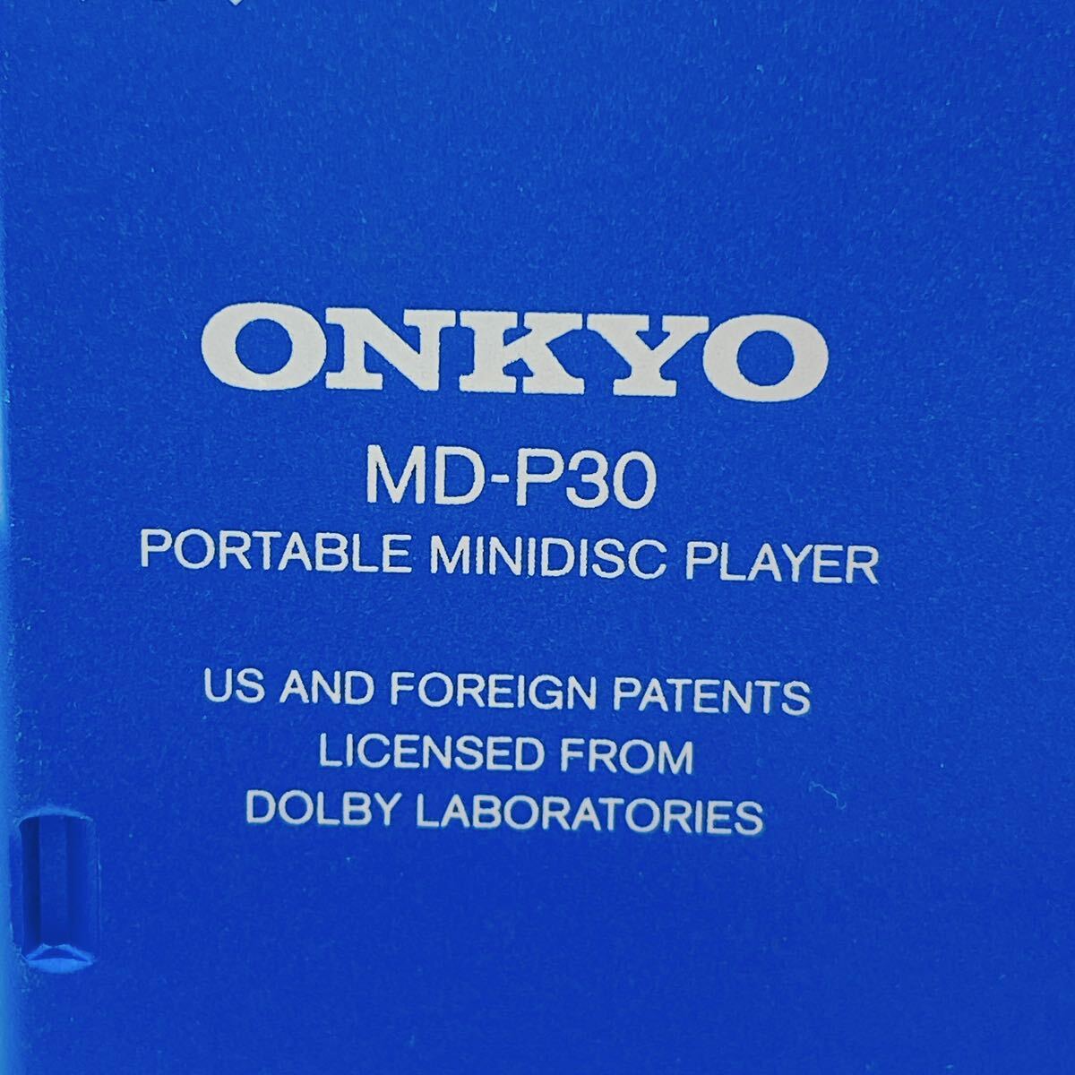 4C039 ONKYO オンキョー MD PORTABLE ポータブルMDプレイヤー ポータブルプレイヤー MD-P30の画像8