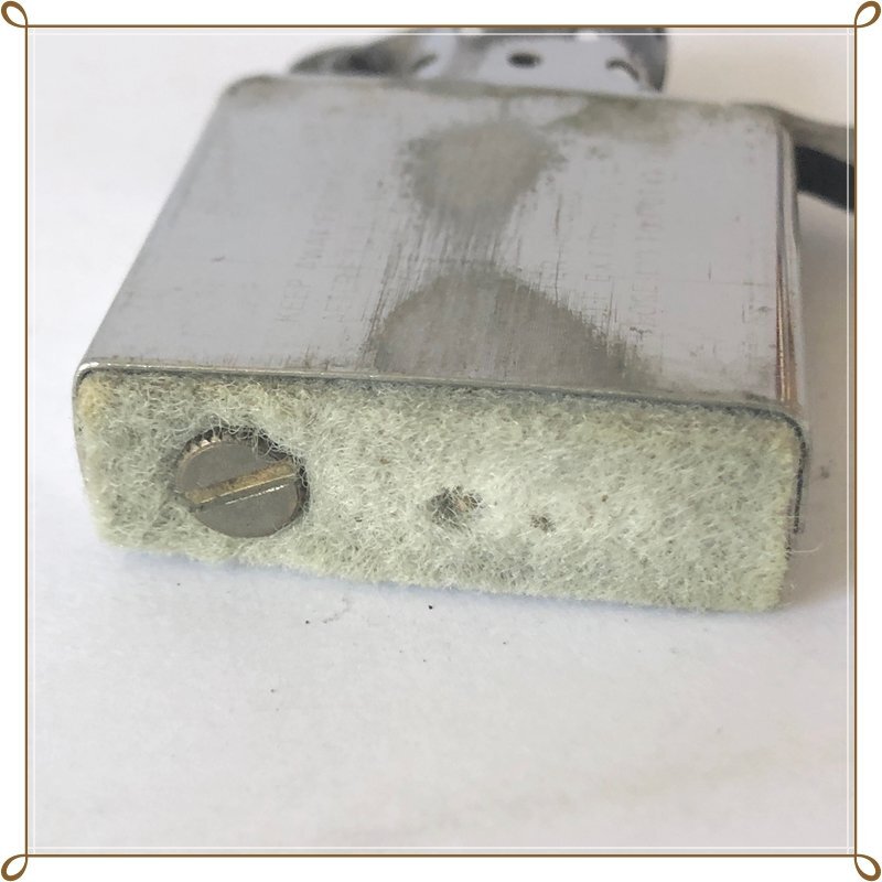 同梱不可 着火未確認 ZIPPO オイルライター ジッポ BRADFORD ライター K II 1986年_画像10