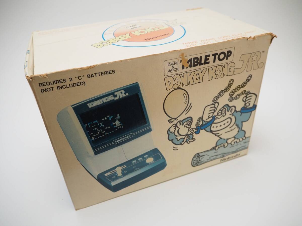 正常動作確認 任天堂 ゲームウォッチ テーブルトップ ドンキーコングJr ジュニア 箱/説明書付 Nintendo GAME&WATCH TABLETOP DonkeyKongJrの画像10