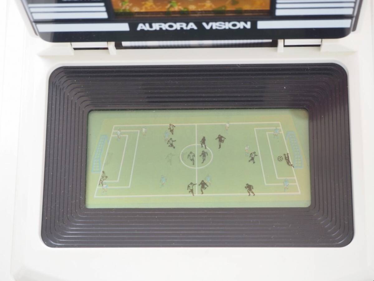 バンダイ LSIゲーム マルチビジョン プロサッカーオーロラビジョン 箱/内発泡/ビニール/説明書付 BANDAI PRO SOCCER LCD 電子 当時物の画像6