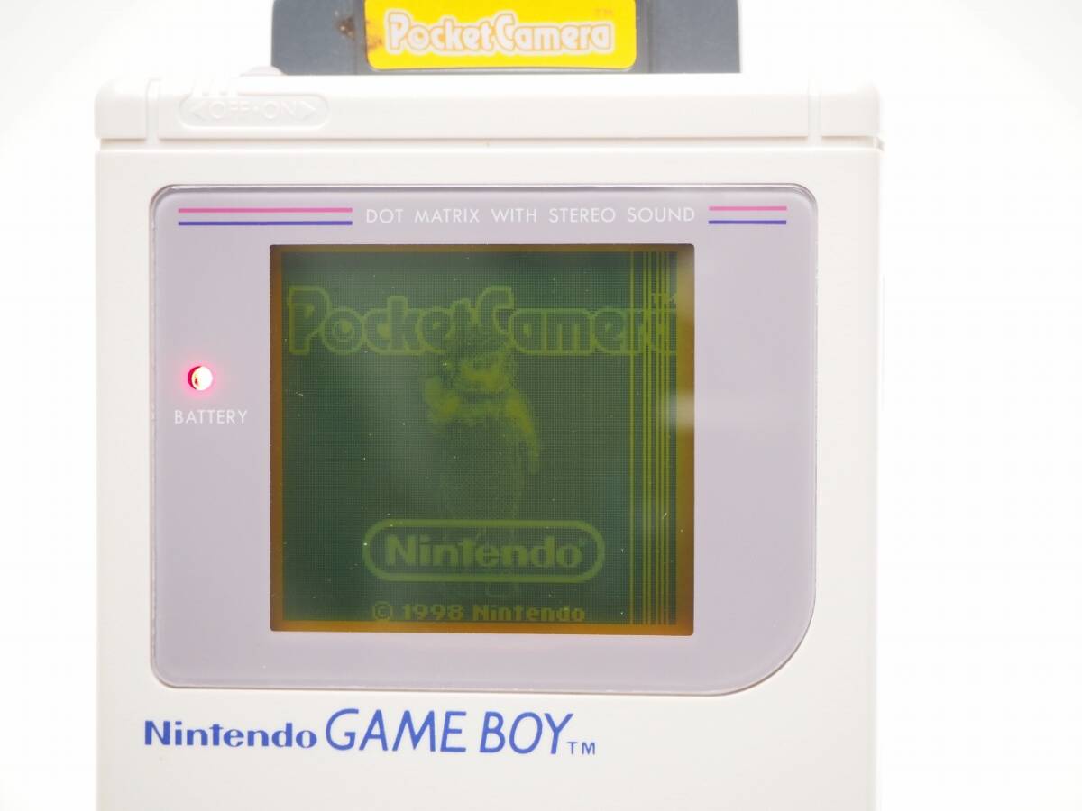 正常動作確認済 ゲームボーイ ポケットカメラ MGB-006 任天堂 Nintendo GAMEBOY POCKET CAMERA イエロー 黄色 の画像6