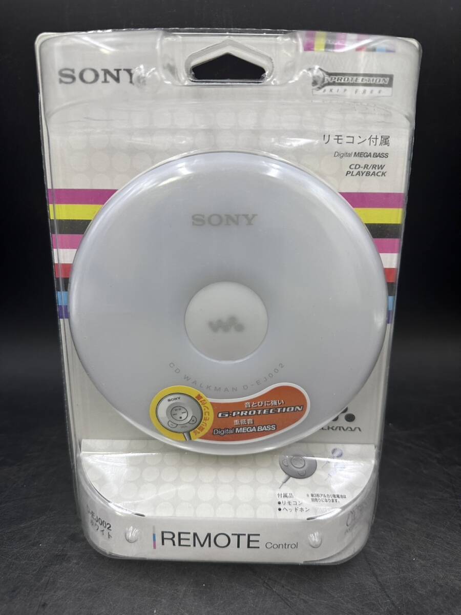 未開封 SONY ソニー ポータブルCDプレーヤー SONY CDウォークマン D-EJ002 WALKMAN 現状品