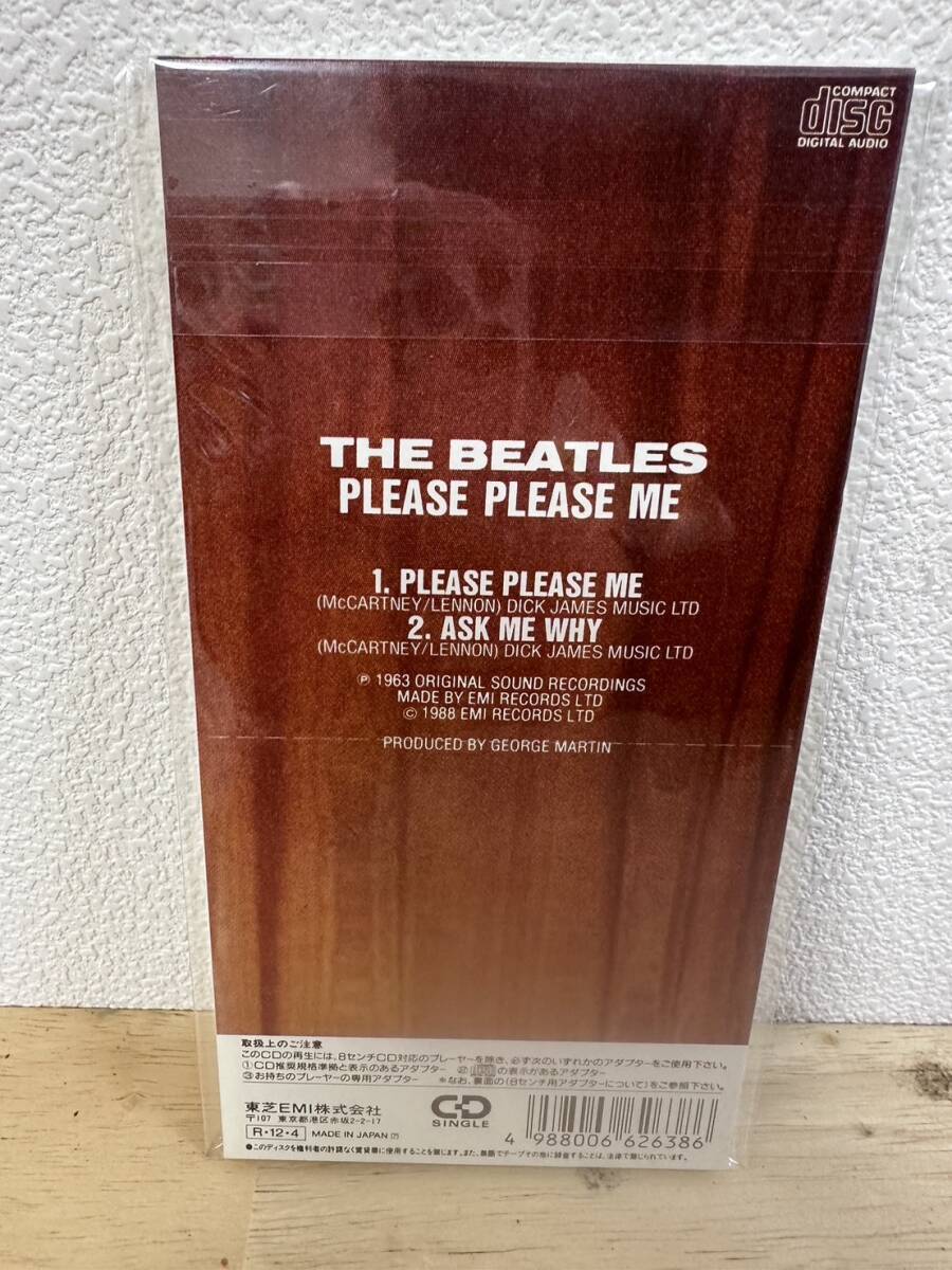 未使用 ザ・ビートルズ/The Beatles「プリーズ・プリーズ・ミー/アスク・ミー・ホワイ」シングルCD CDS 8cmCD_画像2