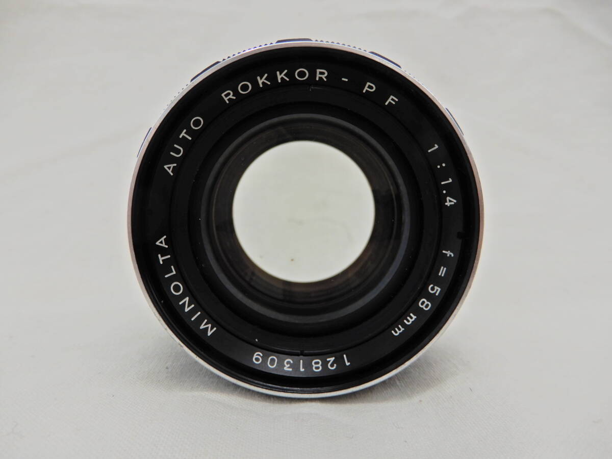 【JUNK品1円～】 MINOLTA AUTO ROKKOR-PF 1:1.4 f=58mmの画像4
