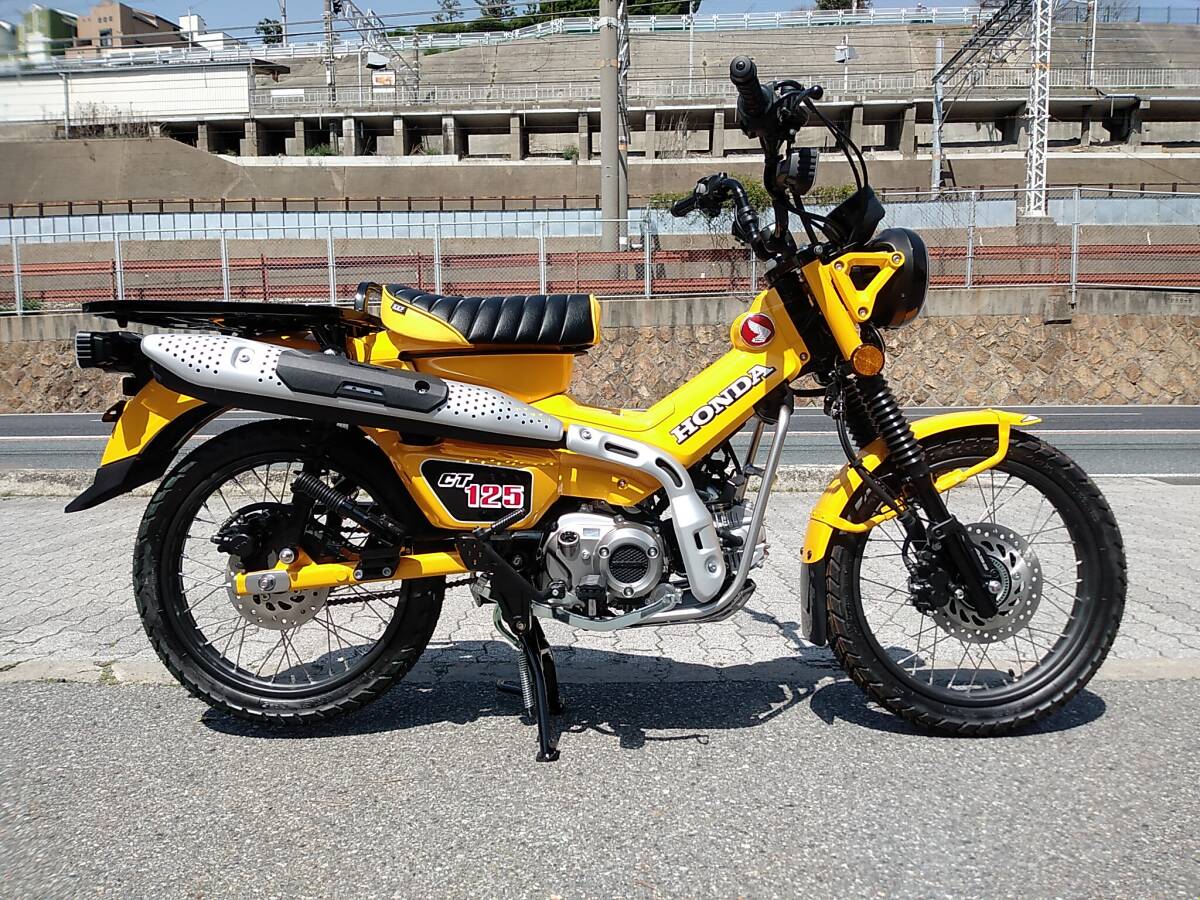 新車 CT125 ターメリック イエロー ローダウンシート付 カブの駅こうべ ( スーパーカブ クロスカブ )_オリジナルローダウンシート付です！！