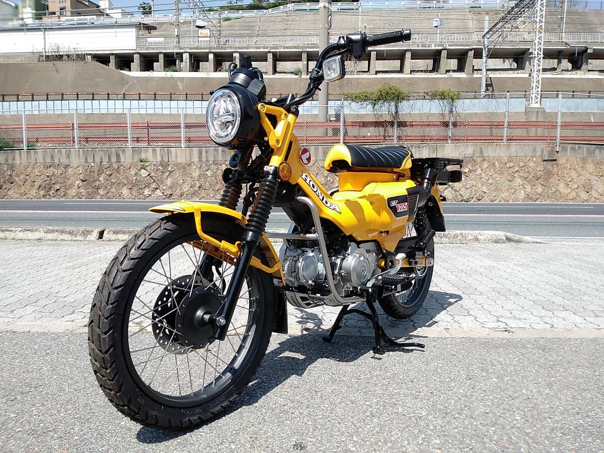 新車 CT125 ターメリック イエロー ローダウンシート付 カブの駅こうべ ( スーパーカブ クロスカブ )_【モトブルーズ】神戸市垂水区平磯1-1-43