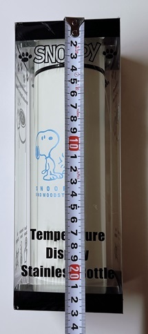 * Snoopy / temperature display attaching stainless steel bottle / unused beautiful goods 