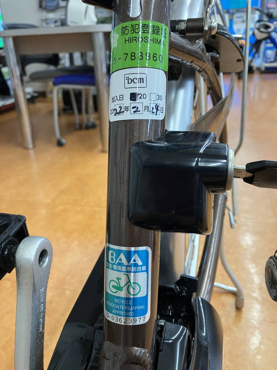 電動アシスト自転車　Panasonic　ビビ・Ｌ・押し歩き　BE-ELLW63 _画像5