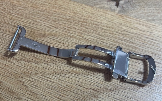 SEIKO セイコー 純正Dバックル 尾錠巾16 mm プッシュ式 SEIKOロゴ入り 未使用品の画像5