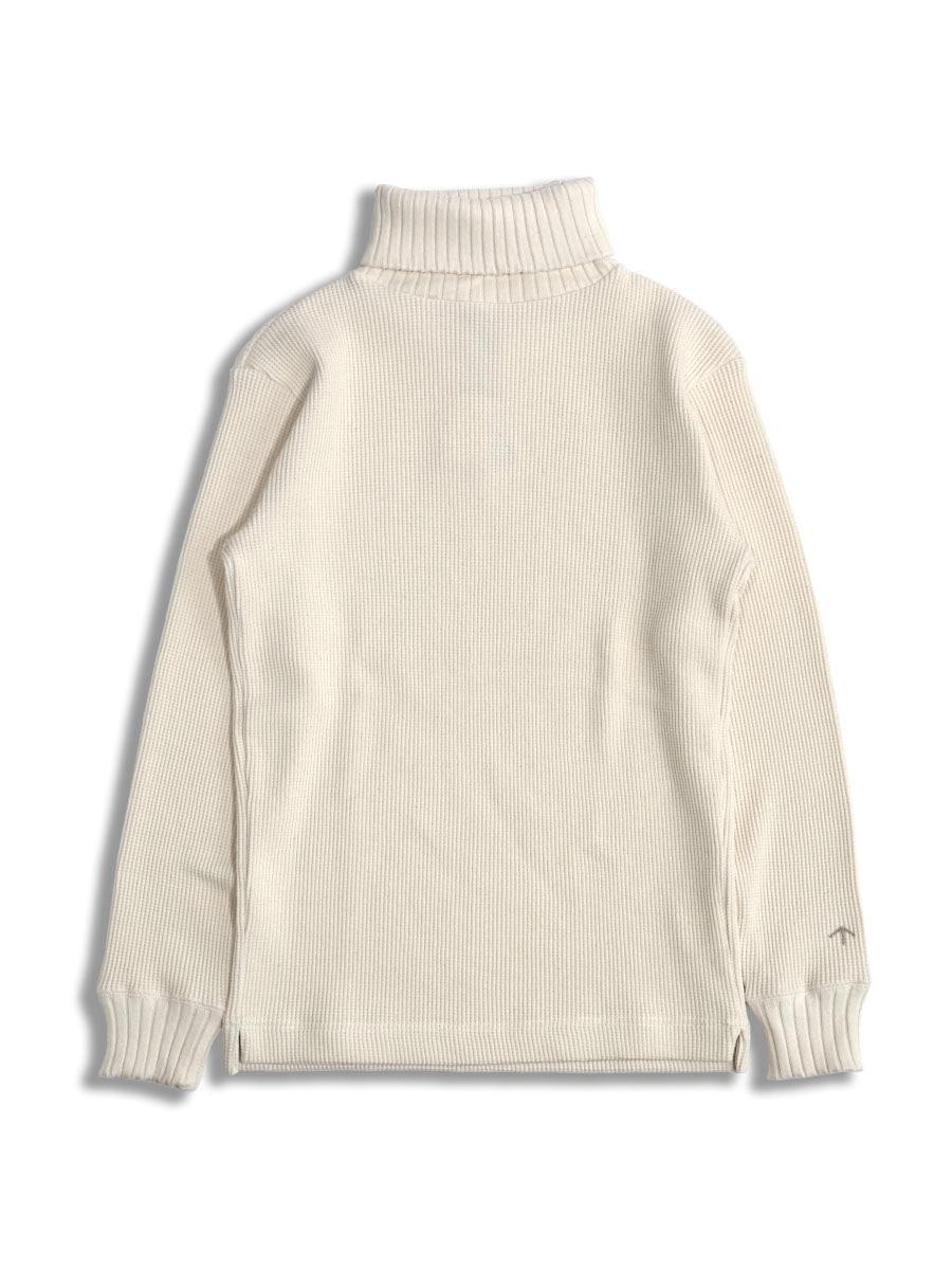 Nigel Cabourn ナイジェル ケーボン TURTLE NECK WAFFLEタートルネック ワッフル カットソー アイボリー サイズ 52 (XL) 未開封新品の画像1