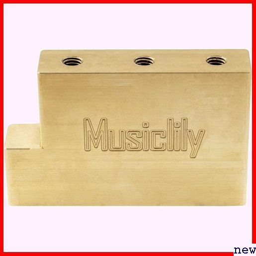 Musiclily Block L-Shaped Brass Fat ター用 Ultraブラス製トレモロブロック 157