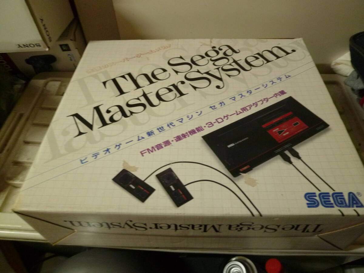  Sega Master System complete set outer box, manual attaching secondhand goods.