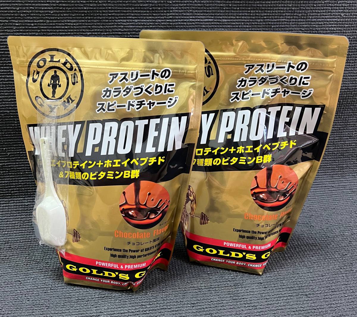 ゴールドジム【GOLD’S GYM】ホエイプロテイン【チョコレート風味】720 g ２袋セットの画像1