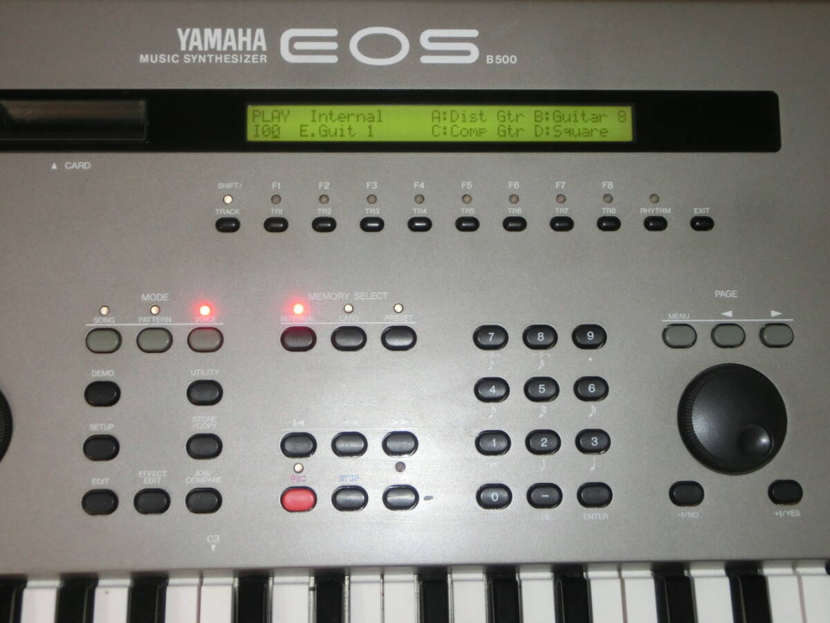 YAMAHA EOS B500 MUSIC SYNTHESIZER★ヤマハ シンセサイザー★バッテリー交換済み 音出し良好の画像7