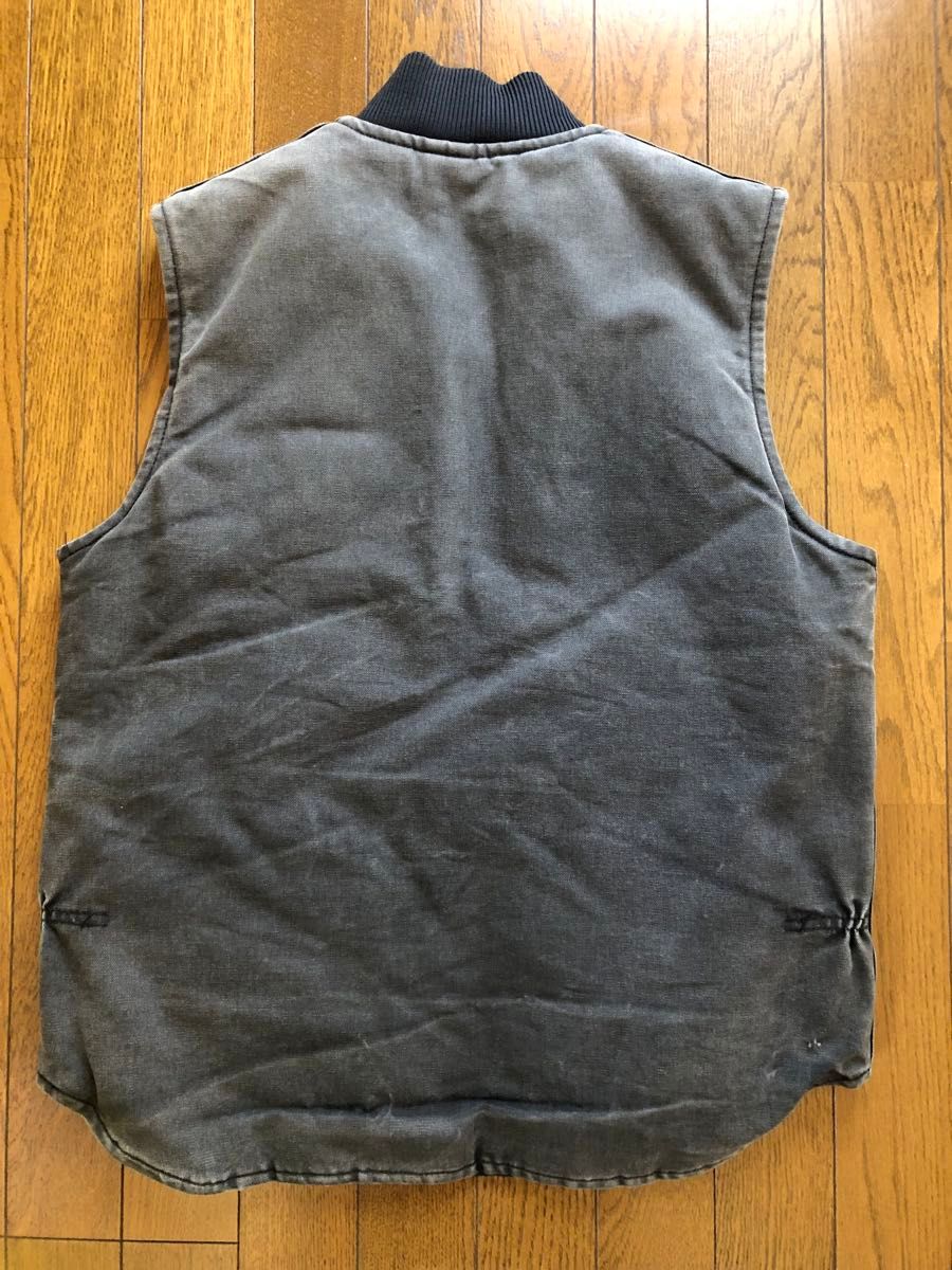 USA製 M ブラック 黒 ダックベスト ベスト Carhartt ダック 古着 USA製 M ブラック 黒 ダックベスト ベスト Carhartt ダック 古着