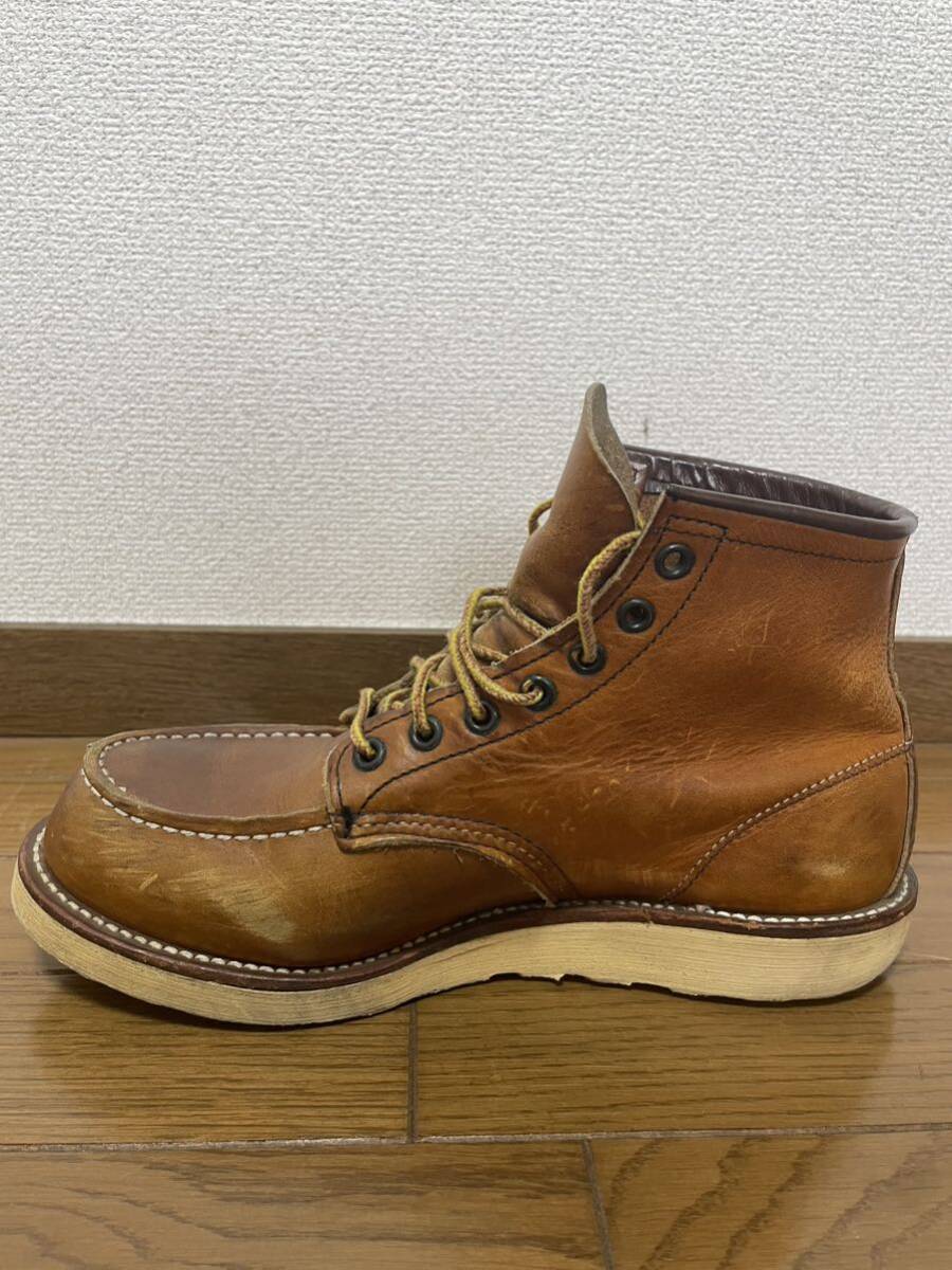 ☆ Redwing レッドウィング 875 アイリッシュセッター size US7 2/1 (25.5cm) ブラウン 茶 モックトゥ 刻印 ブーツ☆ _画像5