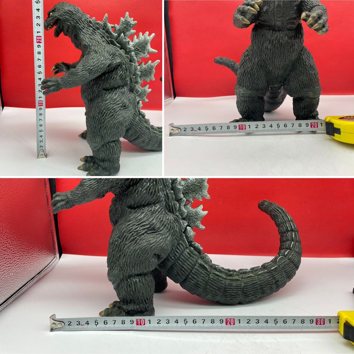 ＊ ゴジラ フィギュア ソフビ 東宝 BILLIKEN ビリケン商会 1986年 GODZILLA 高さ約26cmの画像8