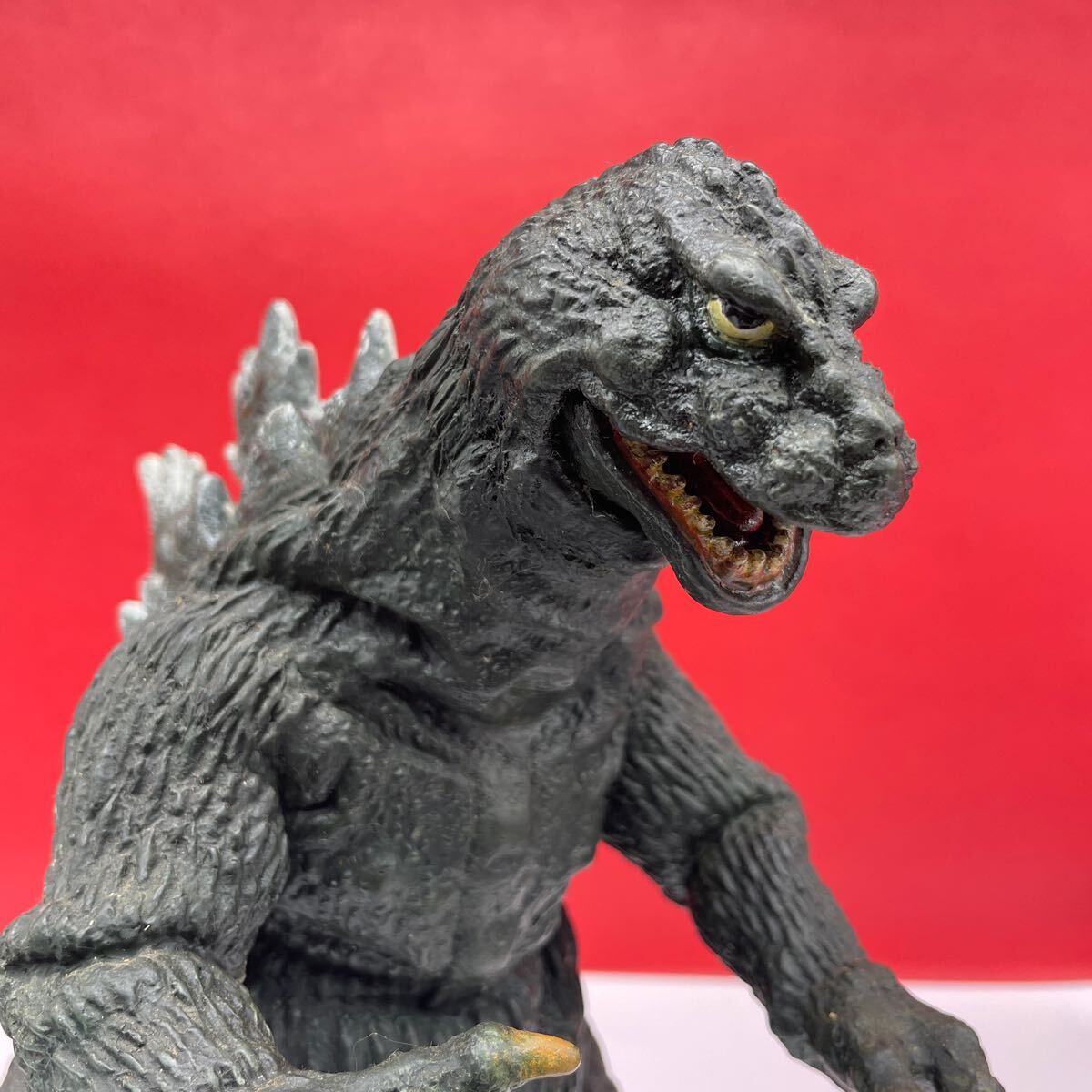 ＊ ゴジラ フィギュア ソフビ 東宝 BILLIKEN ビリケン商会 1986年 GODZILLA 高さ約26cmの画像10