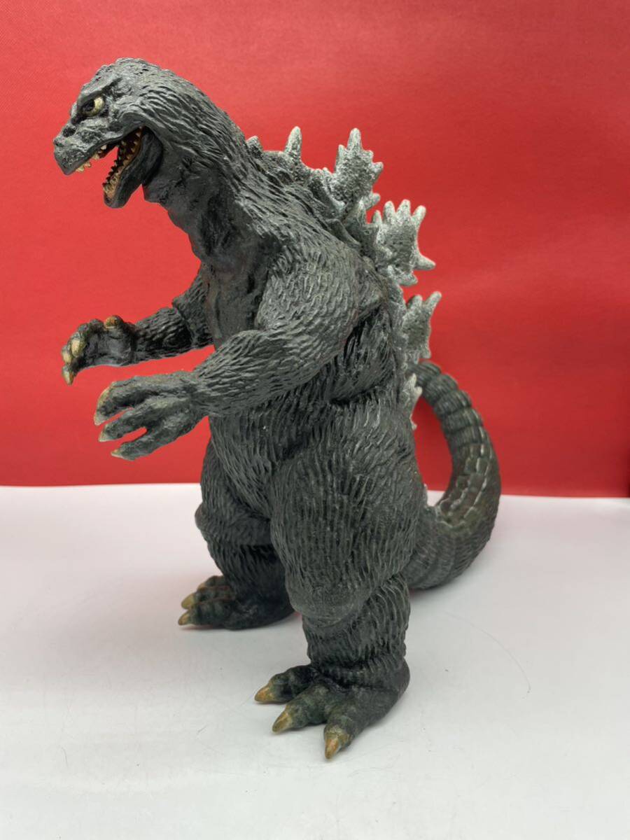 ＊ ゴジラ フィギュア ソフビ 東宝 BILLIKEN ビリケン商会 1986年 GODZILLA 高さ約26cmの画像1