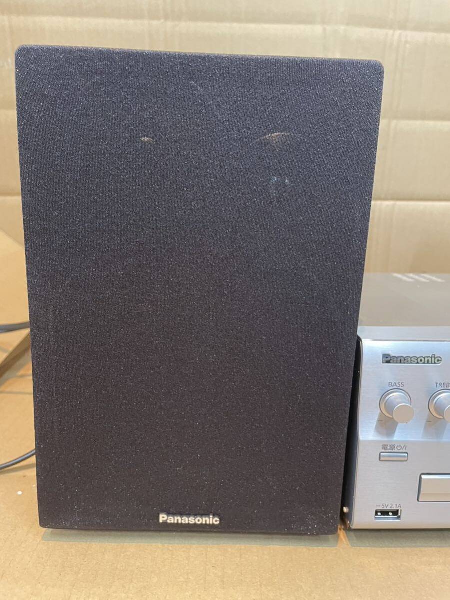 ＊ 完動品 Panasonic SC-PMX80-S シルバー ミニコンポ CD ステレオシステム システムコンポ 2018年製 付属品全てあり パナソニック の画像3
