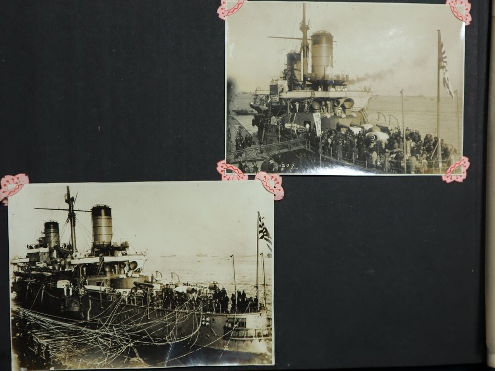 昭和九年度 1934年 軍艦 春日 記念写真帖 アルバム 非売品 旧日本軍 飛行機 生写真 古写真 写真 98枚 戦前 大日本帝国 海軍 航空隊 資料の画像2