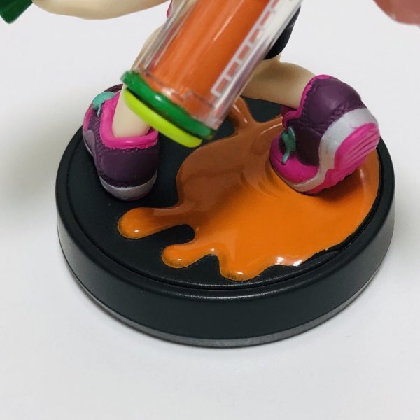 M5811 ●中古 美品 即決●amiibo ガール (アミーボ スプラトゥーン オレンジ イカガール) ●Splatoon / Inkling Girl_画像8