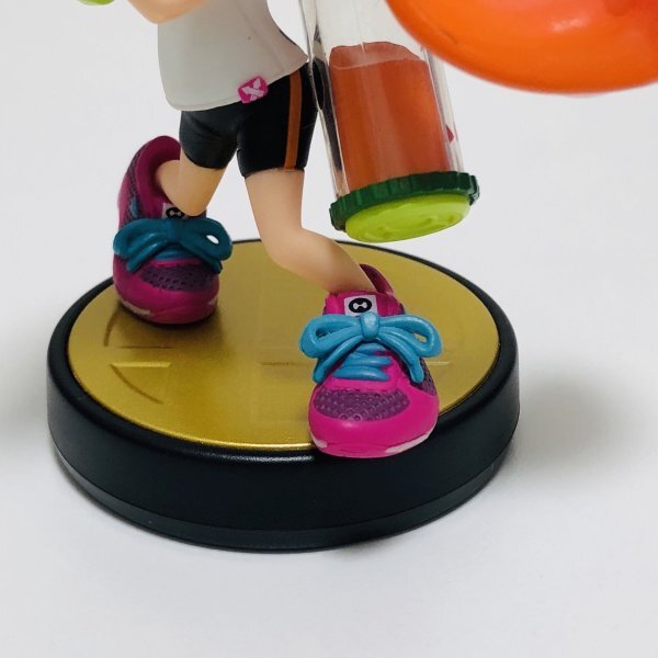 M5841 ●中古 美品 即決●amiibo インクリング (ガール オレンジ アミーボ スプラトゥーン) ●Super Smash Bros Series / Inkling Girl_画像3