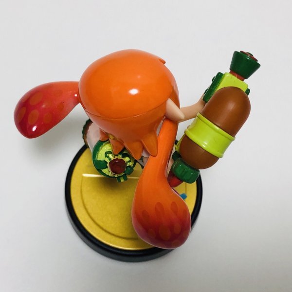 M5841 ●中古 美品 即決●amiibo インクリング (ガール オレンジ アミーボ スプラトゥーン) ●Super Smash Bros Series / Inkling Girl_画像7