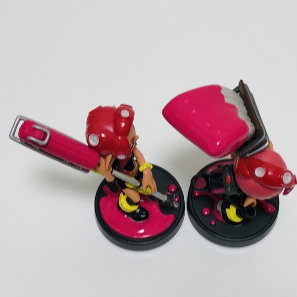 M5858 ●中古 美品 即決●amiibo タコガール + タコボーイ (アミーボ スプラトゥーン) ●Splatoon / Octoling Octopus Girl / Boyの画像9