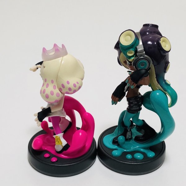 M5903 ●中古 美品 即決●amiibo テンタクルズ セット / ヒメ イイダ (アミーボ スプラトゥーン) ●Splatoon / Pearl & Marina 2-Packの画像6