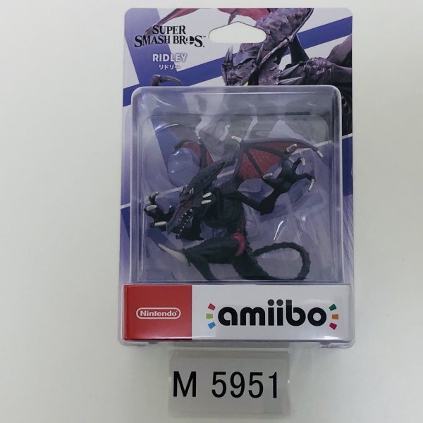 M5951 ●新品 未開封 即決●amiibo リドリー (METROID メトロイド アミーボ 大乱闘スマッシュブラザーズシリーズ)●_画像1