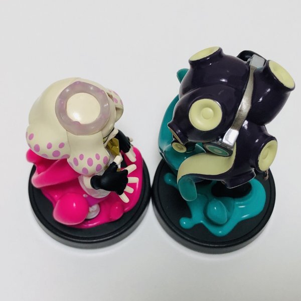 M5982 ●中古 美品 即決●amiibo テンタクルズ セット / ヒメ イイダ (アミーボ スプラトゥーン) ●Splatoon / Pearl & Marina 2-Packの画像9