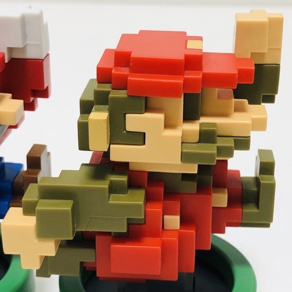 M5998 ●中古 即決●amiibo マリオ モダンカラー + クラシックカラー 2個セット ●アミーボ スーパー ドットマリオ 30周年_画像4