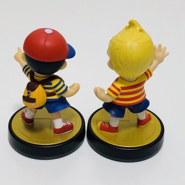 M6015 ●中古 美品 即決●amiibo ネス リュカ 2個セット (MOTHER マザー アミーボ 大乱闘スマッシュブラザーズシリーズ)_画像7