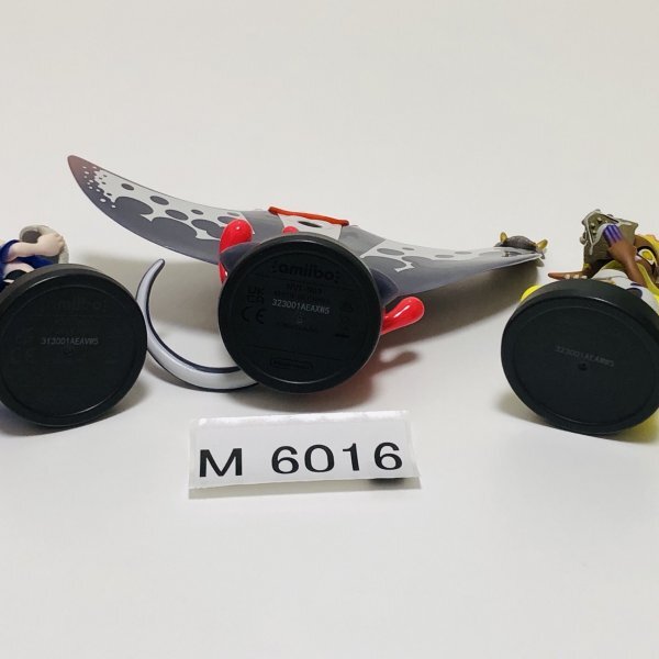 M6016 ●中古 美品 即決●amiibo すりみ連合セット [ フウカ ／ ウツホ ／ マンタロー ] アミーボ スプラトゥーン ●Splatoon Series_画像10