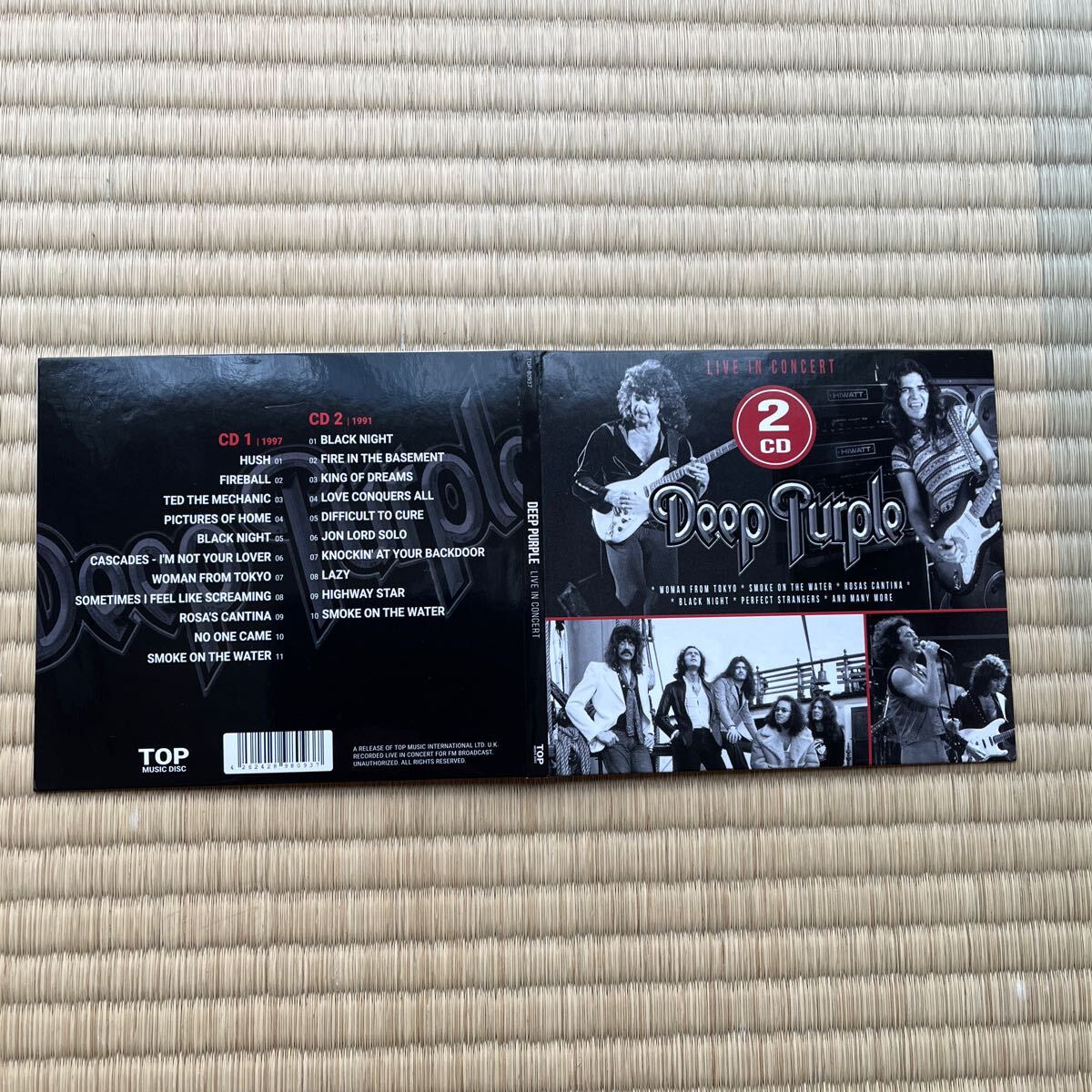 CD Live In Concert/Deep Purple зарубежная запись 2 листов комплект 