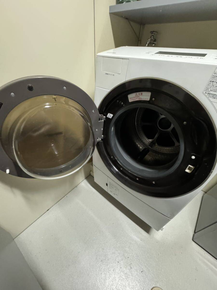 TOSHIBA ドラム式洗濯乾燥機 TW-117V3L 2016年製左開き 楽 家電 中古品_画像3