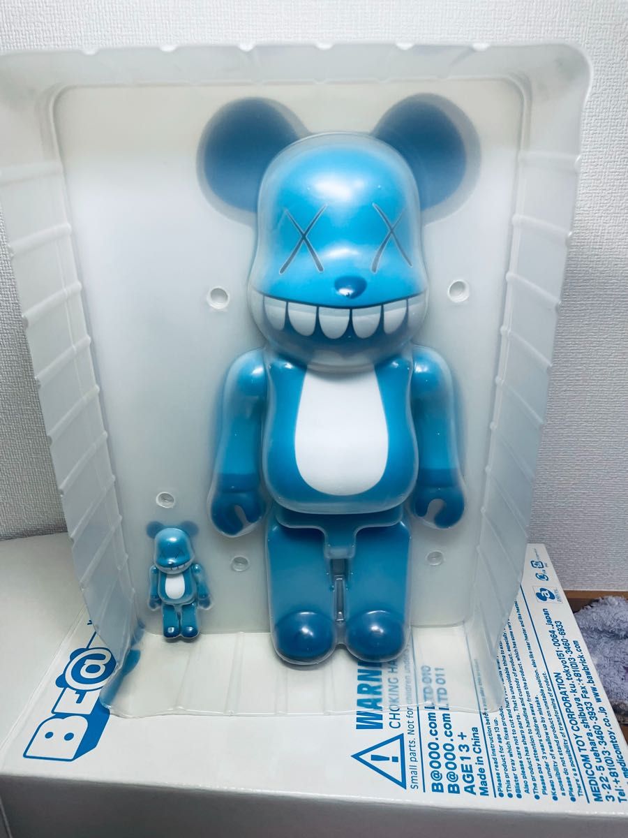 【正規品】BE@RBRICK ベアブリックKAWS a-nation CHOMPERS 100%& 400% 