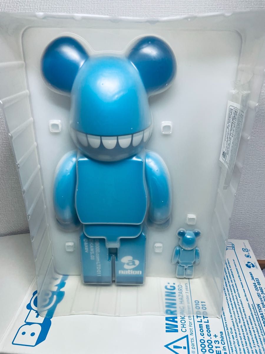 【正規品】BE@RBRICK ベアブリックKAWS a-nation CHOMPERS 100%& 400% 