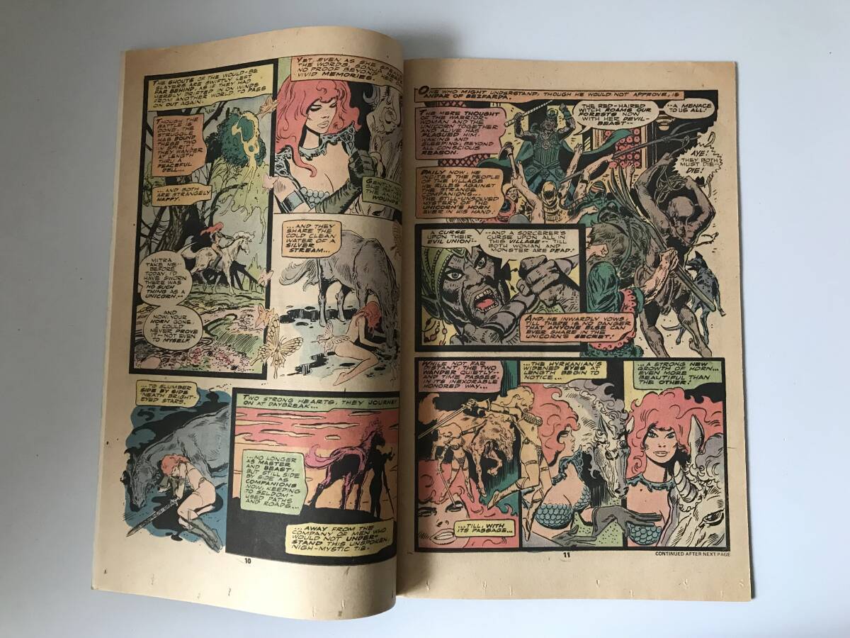 Red Sonja レッドソニア【コナン】 (マーベル コミックス) Marvel Comics 1977年 英語版 #1の画像4
