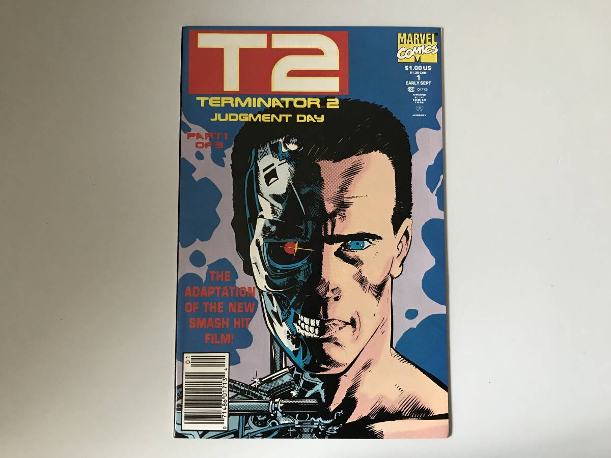 T2 Judgement Day 【TERMINATOR 2】マーベル コミックス Marvel Comics 1991年 英語版 #1 綺麗の画像1