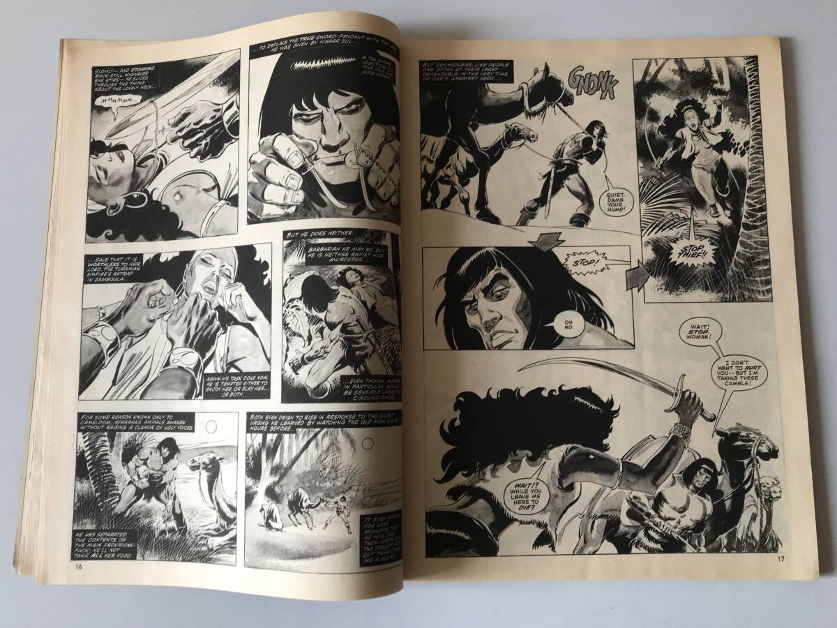 The Savage Sword of Conan the Barbarian 【コナン】(マーベル コミックス) Marvel Comics Vol. 1 No. 55 Aug. 1980年 英語版の画像6