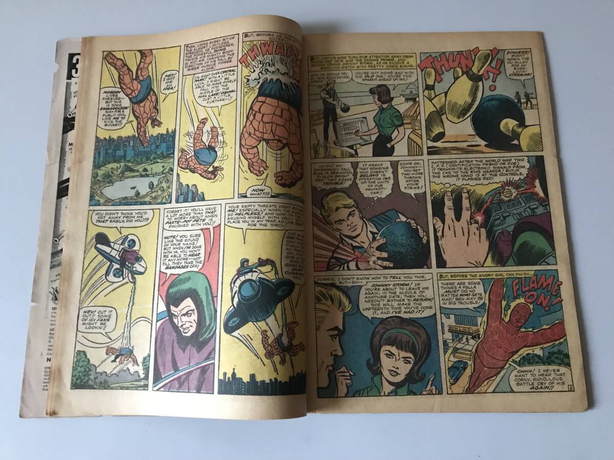 STRANGE TALES Human Torch & Thing/Dr. Strangedokta-* -тактный плита (ma- bell ) Marvel Comics 1964 год английская версия #124