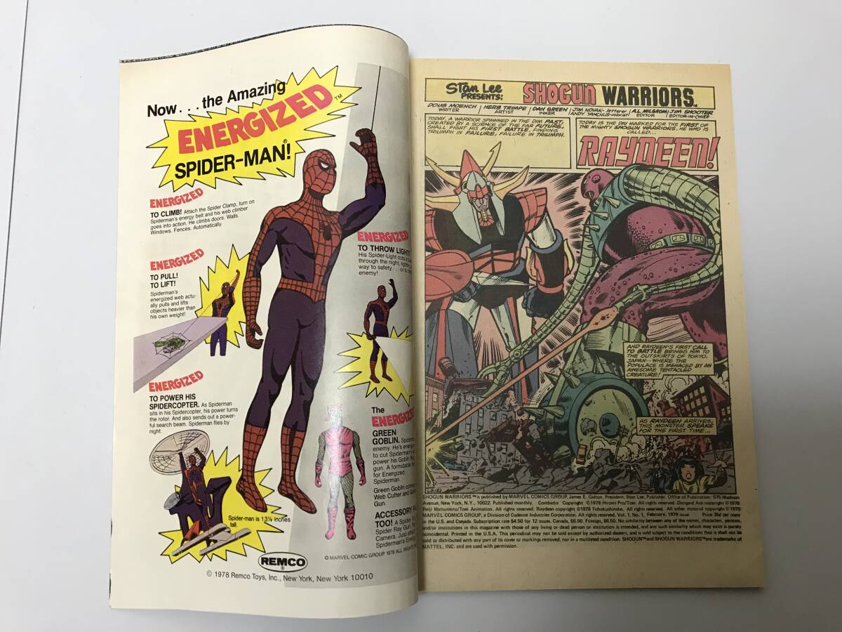 SHOGUN WARRIORS ショーグン ウォーリアーズ (マーベル コミックス) Marvel Comics 1979年 英語版 #1 綺麗の画像2