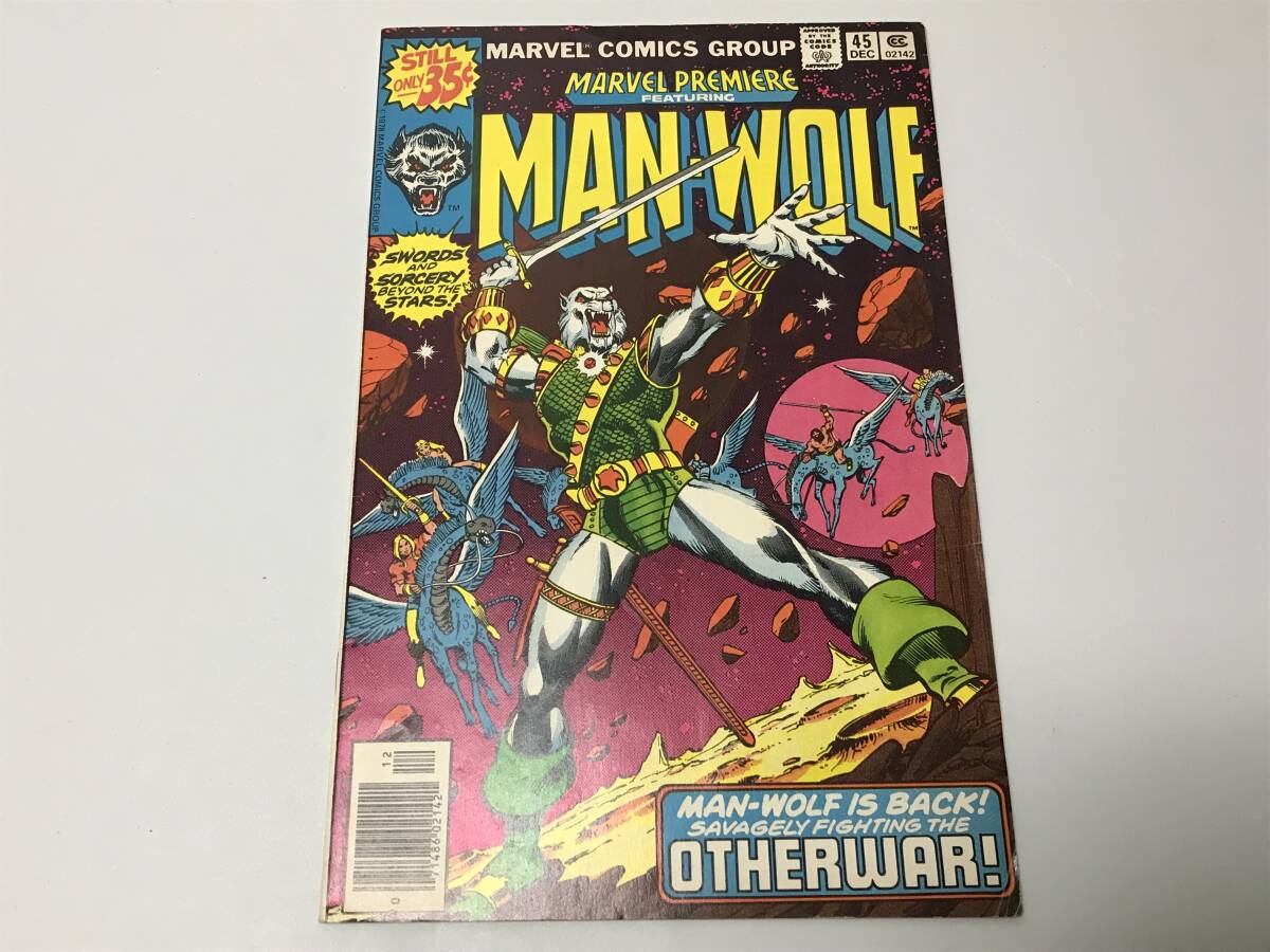 MAN-WOLF man Wolf MARVEL PREMIER (ma- bell комиксы ) Marvel Comics 1978 год английская версия #45