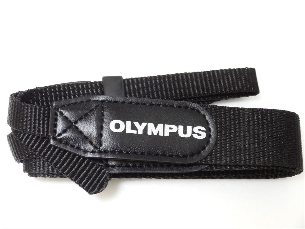 未使用 OLYMPUS 純正 ストラップ 幅2.5cm 黒(ブラック) オリンパス 送料140円　666_画像1