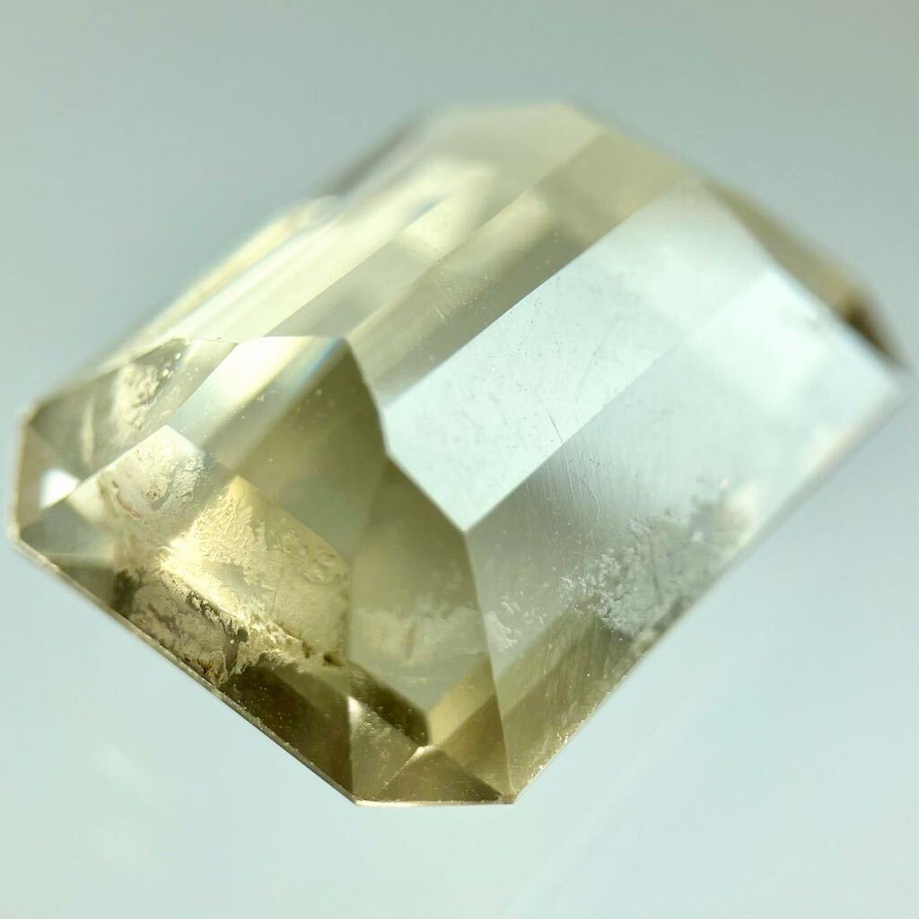 ［天然クォーツ12.068ct］A 約17.2×12.7mm ルース 裸石 宝石 ジュエリー quartz CB0/DC2 テDA0_画像2